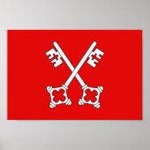 St Peter flag Poster (Voorkant)