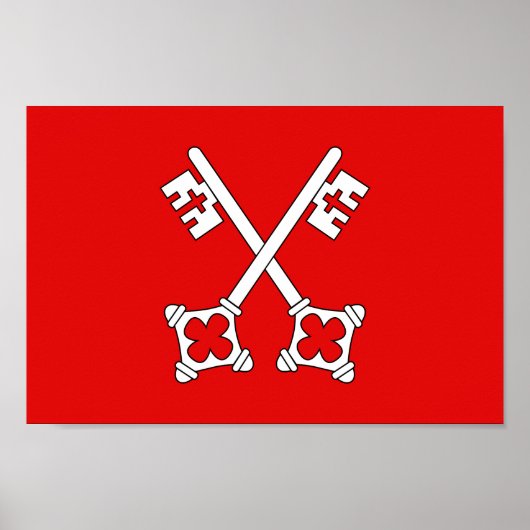St Peter flag Poster (Voorkant)