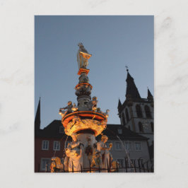 St Peter Fontein in Trier Briefkaart