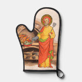 St. Peter Frying Fish Oven Mitt Ovenwant (Voorkant)