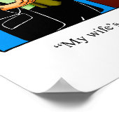 St. Peter Humor "Wife's Keys" Poster (Hoek)