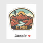 St. Peter, Illinois Sticker (Vel)
