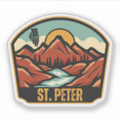 St. Peter, Illinois Sticker (Voorkant)