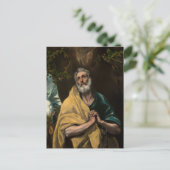 St. Peter in tranen door El Greco Briefkaart (Staand voorkant)