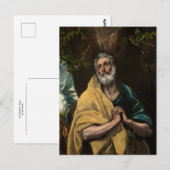 St. Peter in tranen door El Greco Briefkaart (Voorkant / Achterkant)
