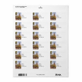 St. Peter Kathokatholieke Kerk Adres Etiket (Full Sheet)