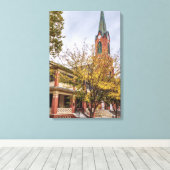 St. Peter Katholieke Kerk Canvas Afdruk (Insitu (Houten vloer))