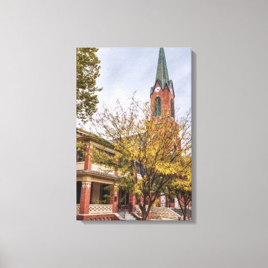 St. Peter Katholieke Kerk Canvas Afdruk (Voorkant)