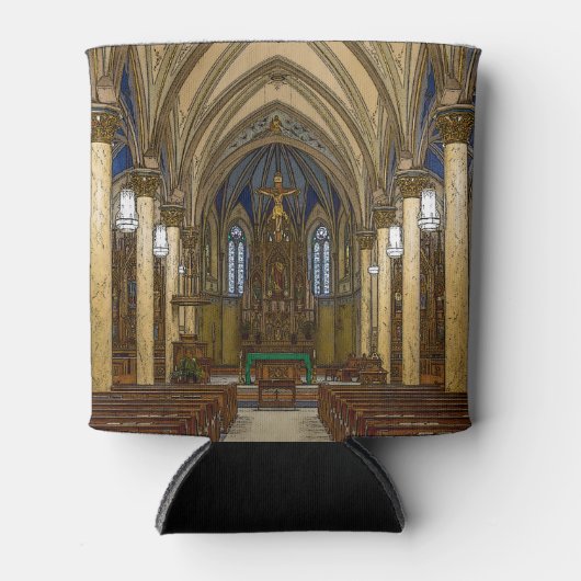 St. Peter Katholieke Kerk Painterly Blikjeskoeler (Voorkant)