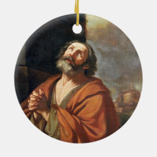 St. Peter Keramisch Ornament (Achterkant)