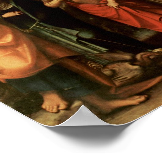 St. Peter Martha Mary Magdalene Correggio Poster (Hoek)