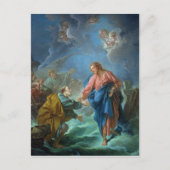 St. Peter nodigde uit om op het water te lopen, 17 Briefkaart (Voorkant)