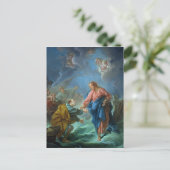 St. Peter nodigde uit om op het water te lopen, 17 Briefkaart (Staand voorkant)