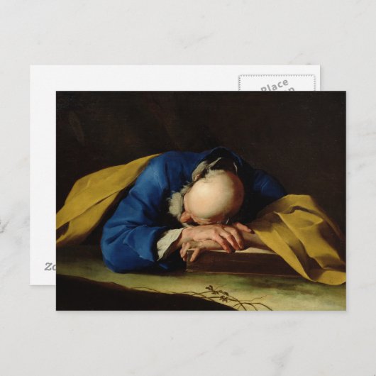 St. Peter of St. Jerome Sleeping, c.1735-39 Briefkaart (Voorkant / Achterkant)