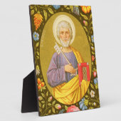 St. Peter (PM 07) 8 x 10 inch Plaque 2 met esel Fotoplaat (Zijkant)
