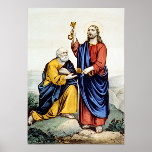St. Peter Receiving the Keys - 1907 Poster (Voorkant)