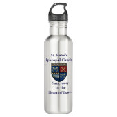 St Peter’s Church Stainless Steel Water Bottle Waterfles (Voorkant)