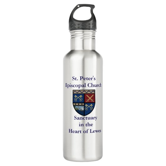 St Peter’s Church Stainless Steel Water Bottle Waterfles (Voorkant)