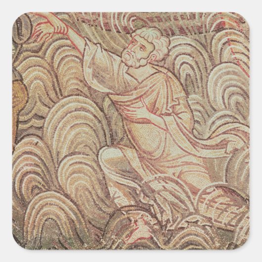 St. Peter Saved from Drowning Vierkante Sticker (Voorkant)