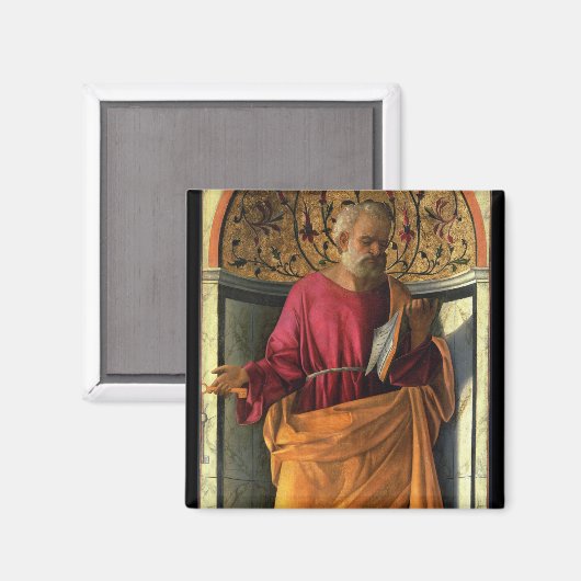 St. Peter (tempera op canvas) Magneet (Voorkant / Achterkant)