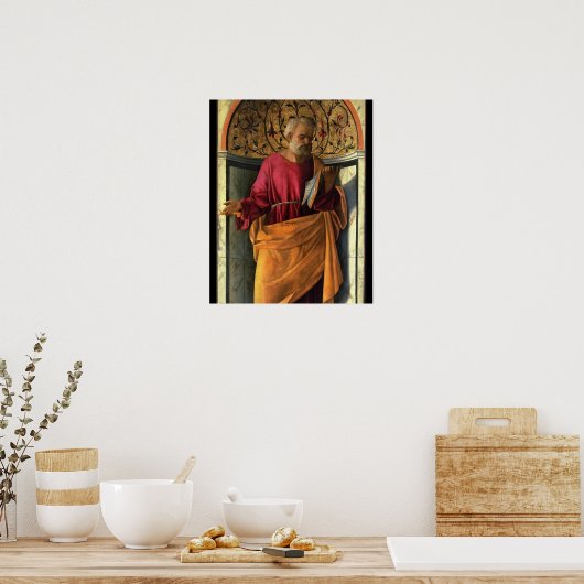 St. Peter (tempera op canvas) Poster (Keuken)