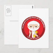 St. Peter the Apostle Briefkaart (Voorkant / Achterkant)