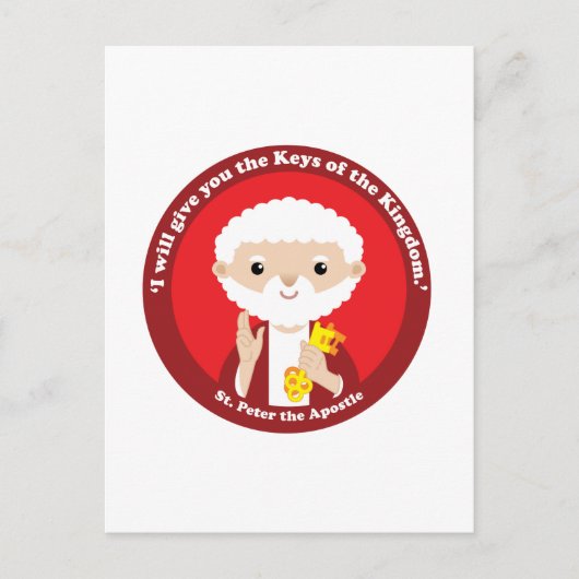 St. Peter the Apostle Briefkaart (Voorkant)