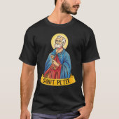 St Peter The Apostle Keys naar het koninkrijk kath T-shirt (Voorkant)