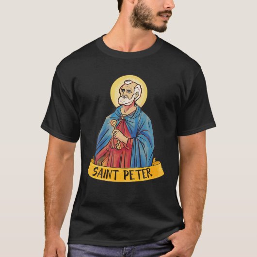 St Peter The Apostle Keys naar het koninkrijk kath T-shirt (Voorkant)