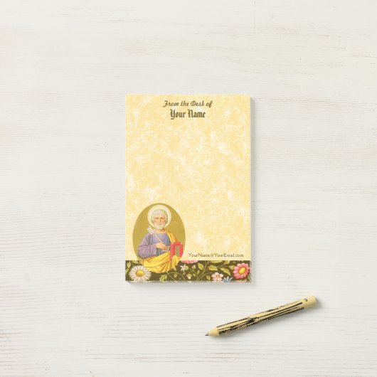 St. Peter the Apostle (PM 07) 4"x6" Post-it® Notes (Op bureau)