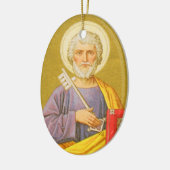 St. Peter the Apostle (PM 07) Keramisch Ornament (Links)