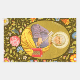St. Peter the Apostle (PM 07) Rechthoekige Sticker