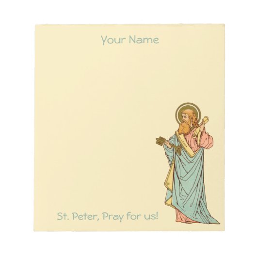 St. Peter the Apostle (RLS 14) 5,5"x6" Notitieblok (Voorkant)
