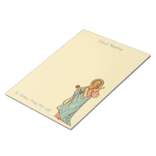 St. Peter the Apostle (RLS 14) 8,5 x11" Notitieblok (Schuin)
