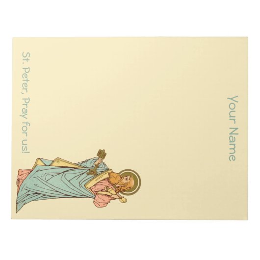 St. Peter the Apostle (RLS 14) 8,5 x11" Notitieblok (Voorkant)