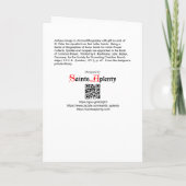 St. Peter the Apostle (RLS 14) Blank Wenskaart Kaart (Achterkant)