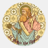 St. Peter the Apostle (RLS 14) Ronde Sticker (Voorkant)