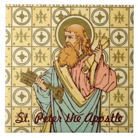 St. Peter the Apostle (RLS 14) Tegeltje (Voorkant)