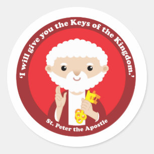 St. Peter the Apostle Ronde Sticker
