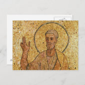 St. Peter, uit de Crypt of St. Peter, c.700 AD Briefkaart (Voorkant / Achterkant)