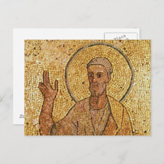 St. Peter, uit de Crypt of St. Peter, c.700 AD Briefkaart (Voorkant / Achterkant)