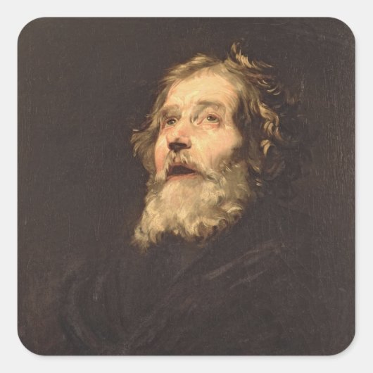 St. Peter Vierkante Sticker (Voorkant)