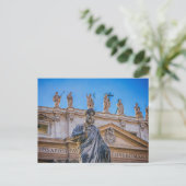 St. Peter's Basilica Apostle, Vaticaanstad, Rome Briefkaart (Staand voorkant)