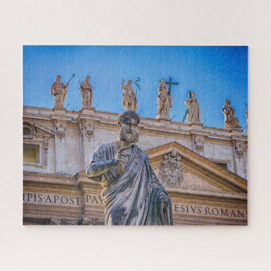 St. Peter's Basilica Apostle, Vaticaanstad, Rome Legpuzzel (Horizontaal)