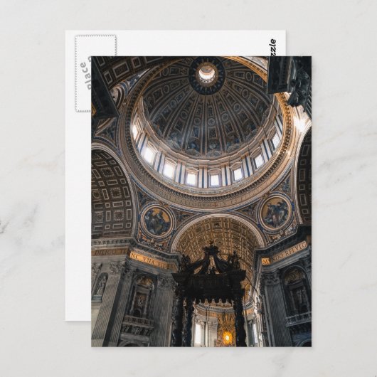 St. Peter's Basilica Briefkaart (Voorkant / Achterkant)