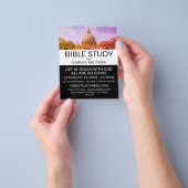 St. Peter's Basilica, Christian Bible Class Advert Flyer (Hand)