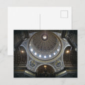 St. Peter's Basilica Dome Briefkaart (Voorkant / Achterkant)