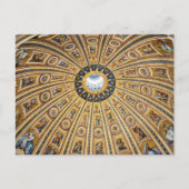 St. Peter's Basilica Dome - Vaticaan, Rome, Italië Briefkaart (Voorkant)