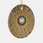 St. Peter's Basilica Dome - Vaticaan, Rome, Italië Keramisch Ornament (Rechts)