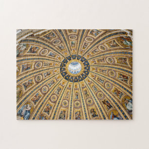 St. Peter's Basilica Dome - Vaticaan, Rome, Italië Legpuzzel